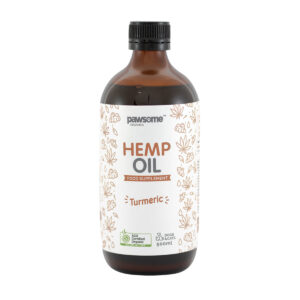 Pawsome Organics Org Pet Hemp Oil Turmeric 500ml_