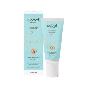 Wotnot Nat Natural Sunscreen Face SPF 30 (Prime and Protect BB Cream) Untinted 60g_