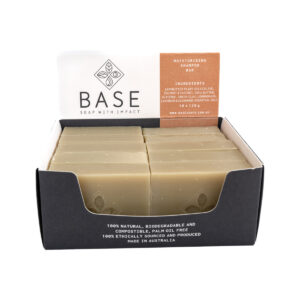 Base Bar Shampoo Moisturising (Raw Bar) 120g x 10 Disp_