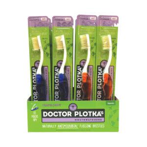 Dr Plotkas MouthWatch Toothbrush Travl Adult Soft Mix x24Dis_