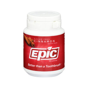 Epic Gum Xylitol Cinnamon 50 Piece Tub_