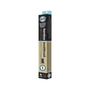 Essenzza Fuss Free Toothbrush Bamboo Activ Charcoal Soft_