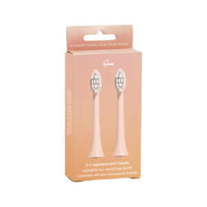 Gem Toothbrush Electric Replacement Heads Watermelon x 2 Pack_