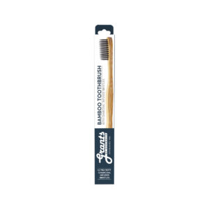 Grants Toothbrush Bamboo Charcoal Bristles Adult Ultra Soft_