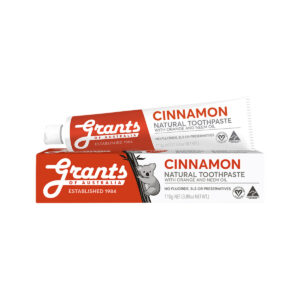 Grants Toothpaste Cinnamon with Orange and Neem Oil 110g_
