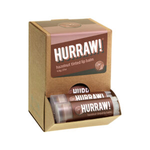 Hurraw! Org Lip Balm Tinted Hazelnut 4.8g x 24 Display_