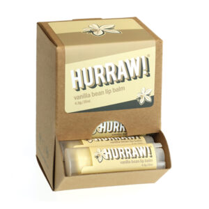 Hurraw! Org Lip Balm Vanilla 4.8g x 24 Display_