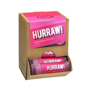 Hurraw! Org Lip Balm Watermelon 4.8g x 24 Display_