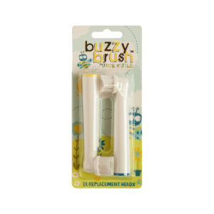 Jack N' Jill Buzzy Brush Elec Toothbrush Replace Heads 2Pk_