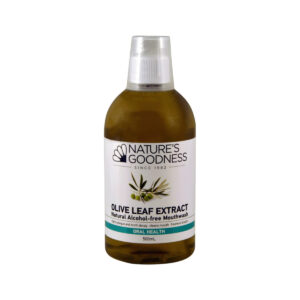 Nat Goodness Mouthwash Olive Leaf Extract 500ml_
