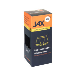 Pelvi JAX Men Underwear Leakproof Boxer Trunk Black L_