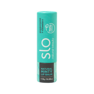 Slo Natural Beauty Organic Lip Balm Peppermint and Vitamin E 8g_