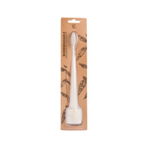 The Nat Family Co Bio Toothbrush with Stand Ivory Desert_