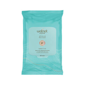 Wotnot Nat Wipes Face Sensitive (Soft Pack) x 25 Pack_