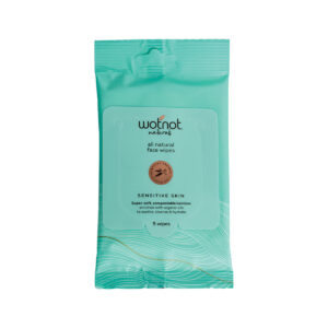 Wotnot Nat Wipes Face Sensitive (Soft Pack) x 5 Pack_